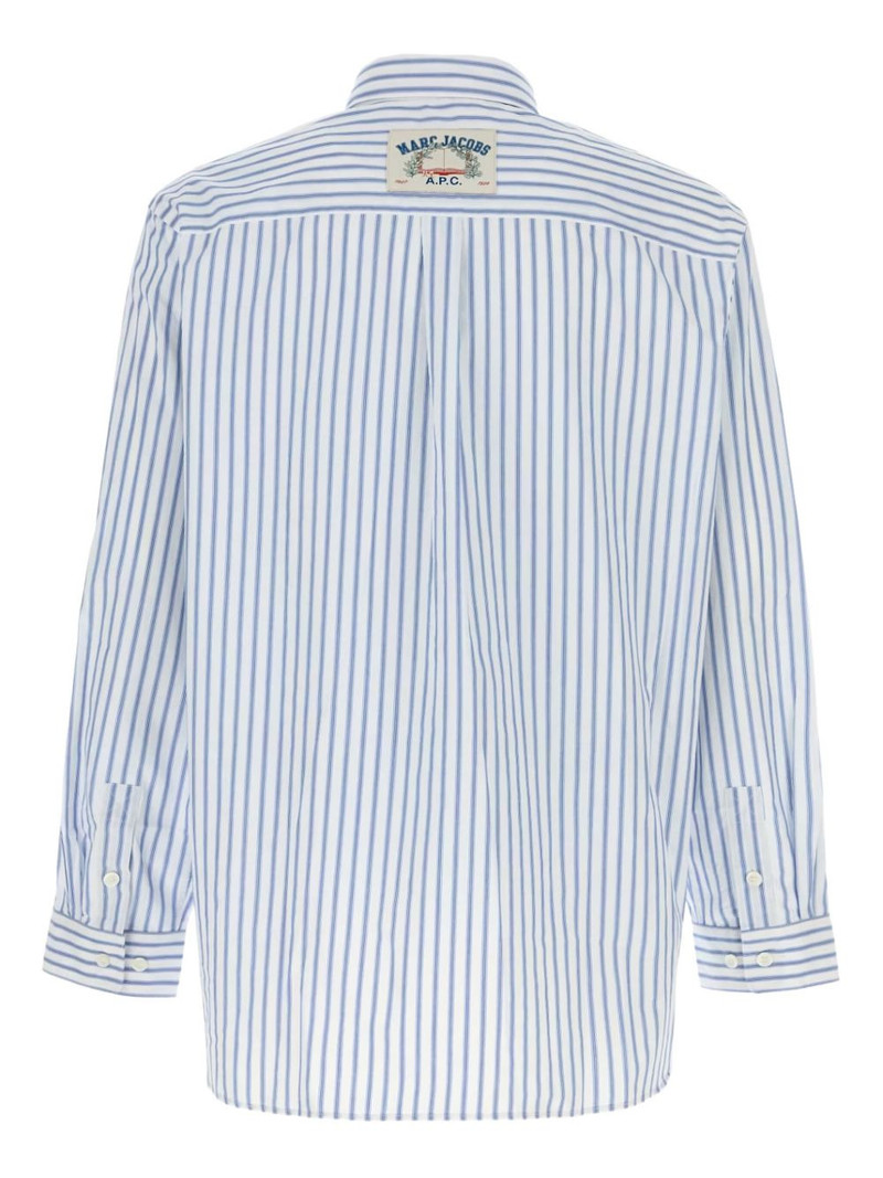 A.P.C. x Marc Jacobs striped pocket shirt outlook
