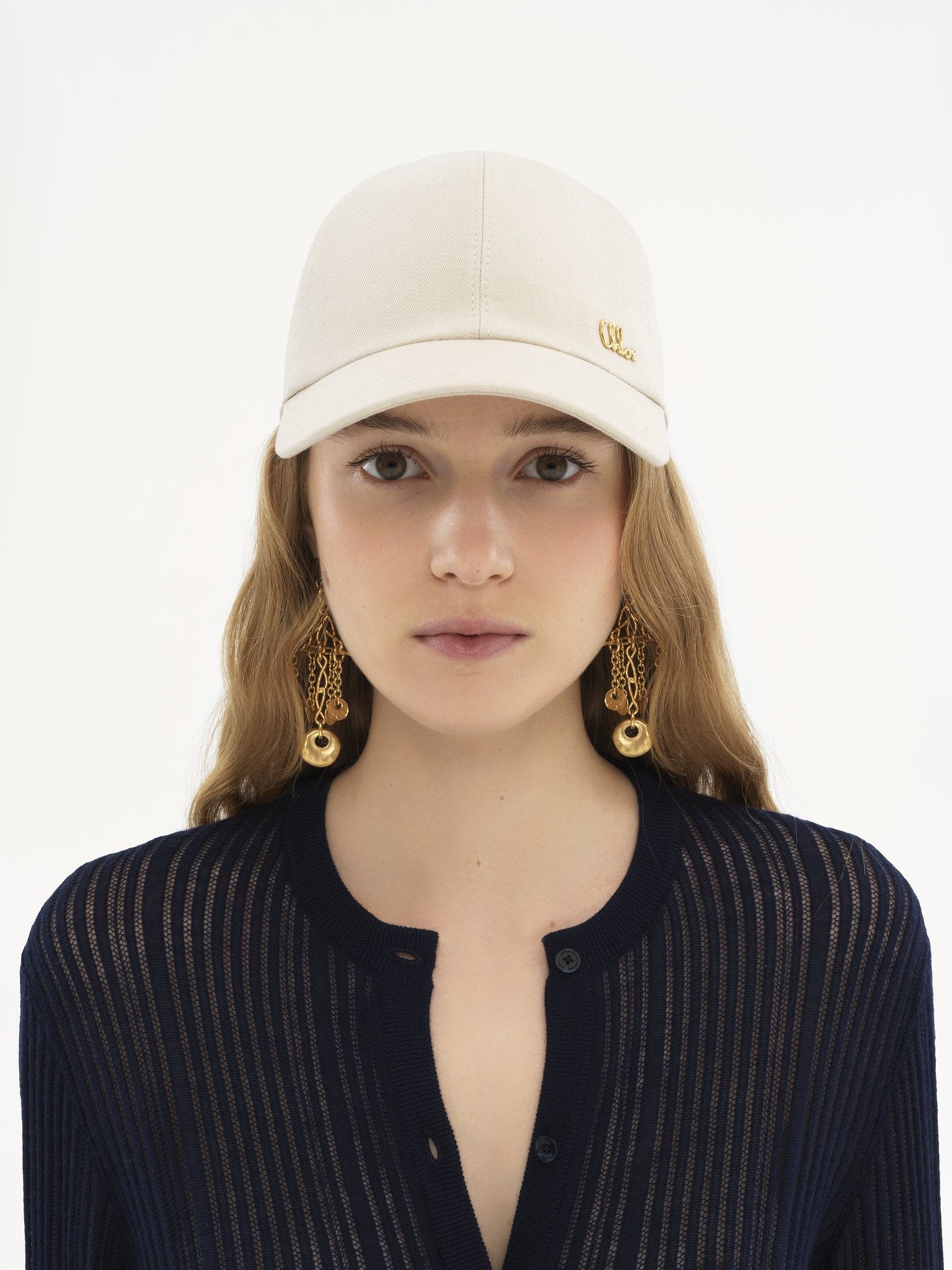 THE CHLOÉ ICONIC CAP IN COTTON CANVAS - 2