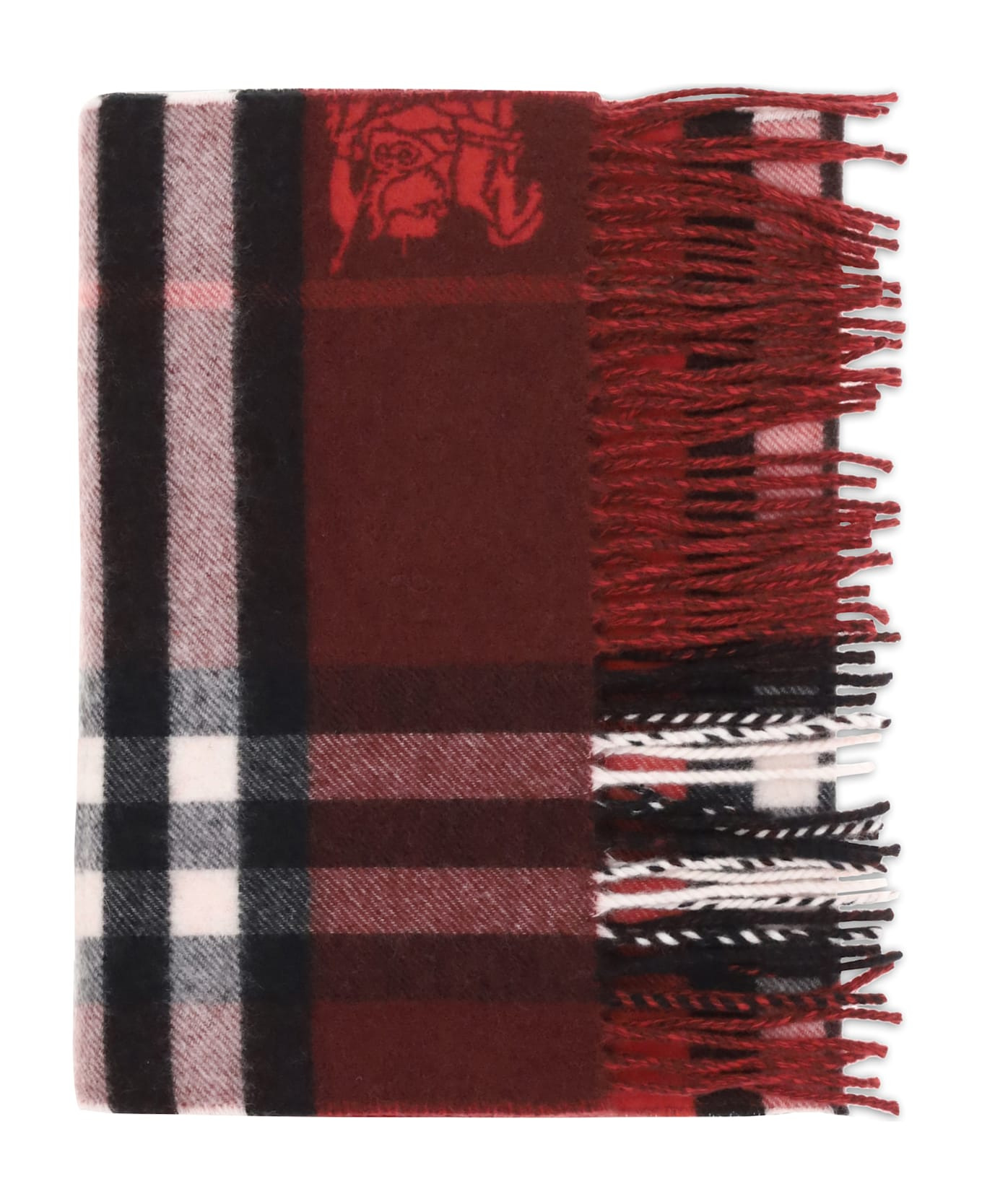Cashmere Check Scarf - 1
