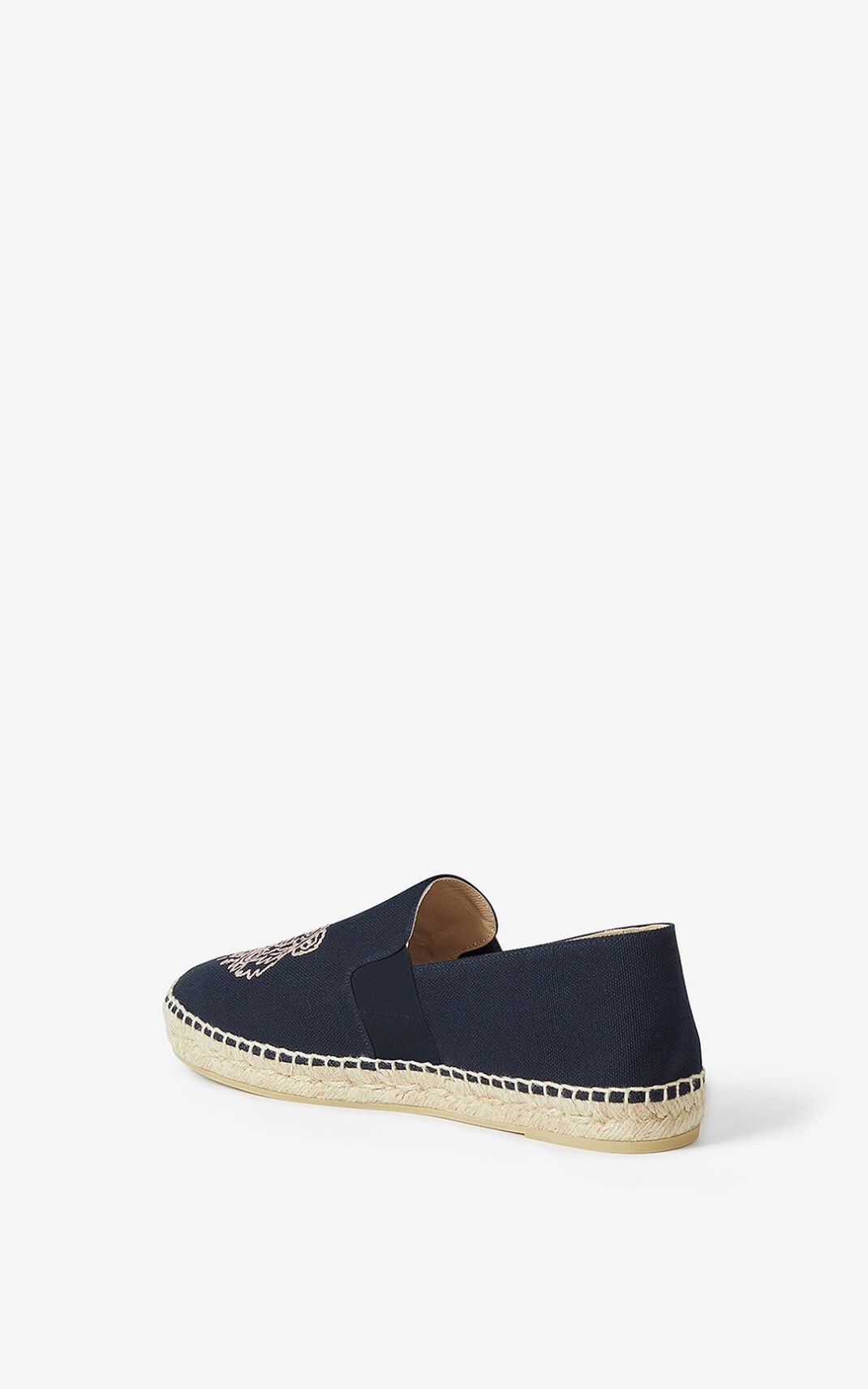 Tiger elasticated canvas espadrilles - 4