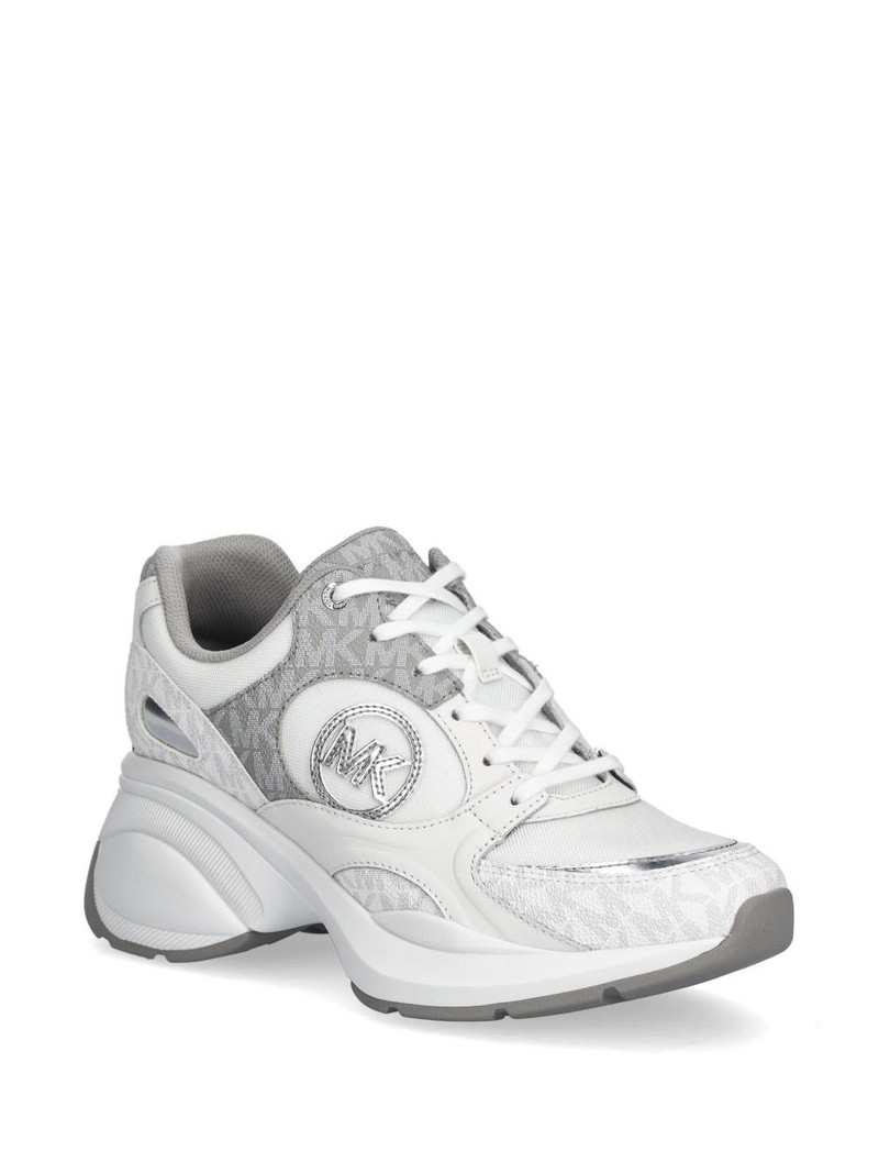 MICHAEL KORS Zuma logo-pattern sneakers outlook