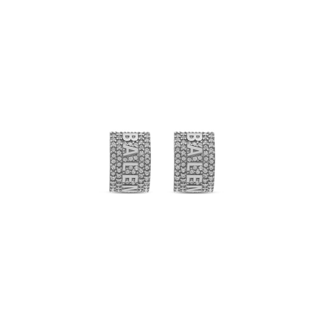 logo hoop xl earrings - 2