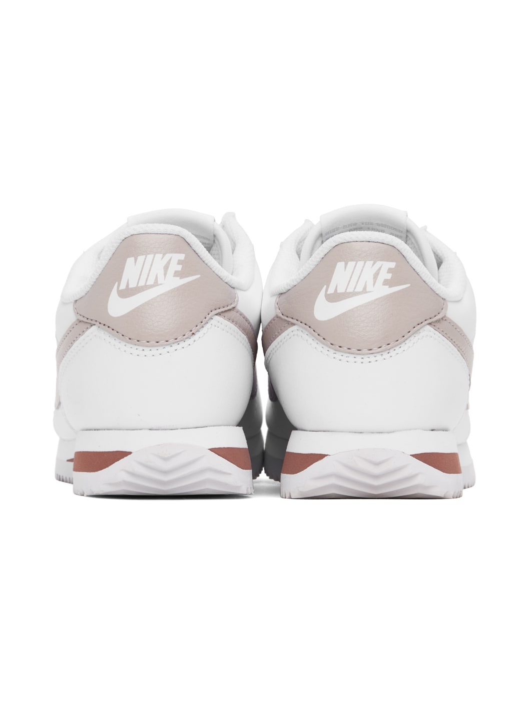 White & Pink Cortez Sneakers - 2