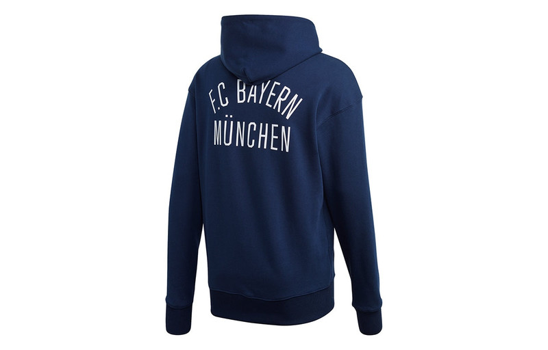 adidas adidas FCB SSP Bayern Munich Soccer/Football Sports Pullover Navy Blue FR3986 outlook