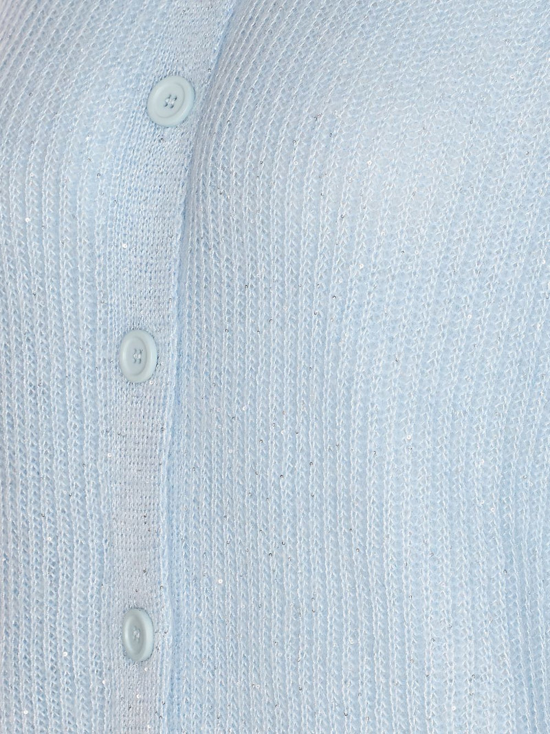 sequin crew-neck cardigan 3