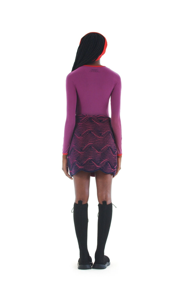 SUPER STRETCH LONGSLEEVE T-SHIRT / purple 3