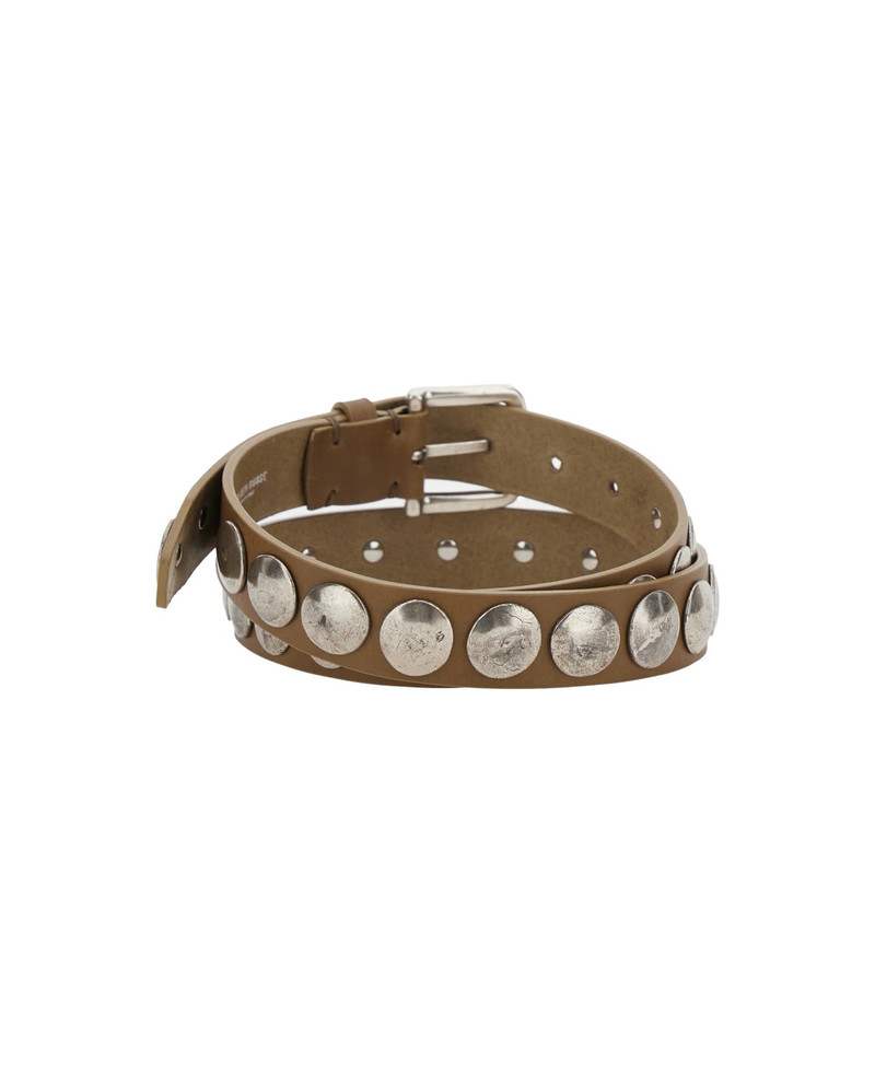 Golden Goose Black Studded Belt In Leather Man outlook