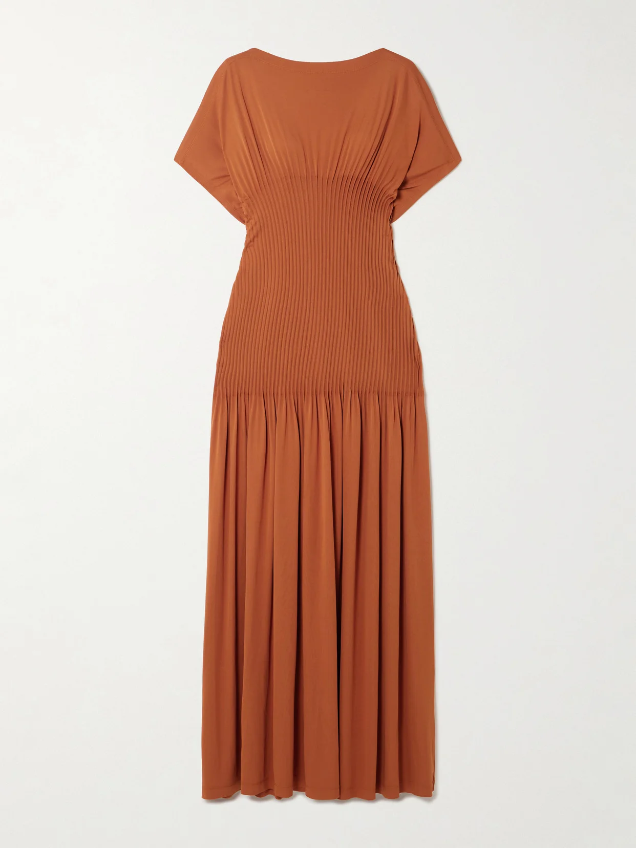 Pleated Stretch-jersey Maxi Dress - 1