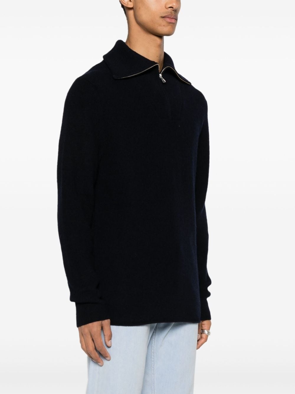 Carl wool zip-up jumper - 3