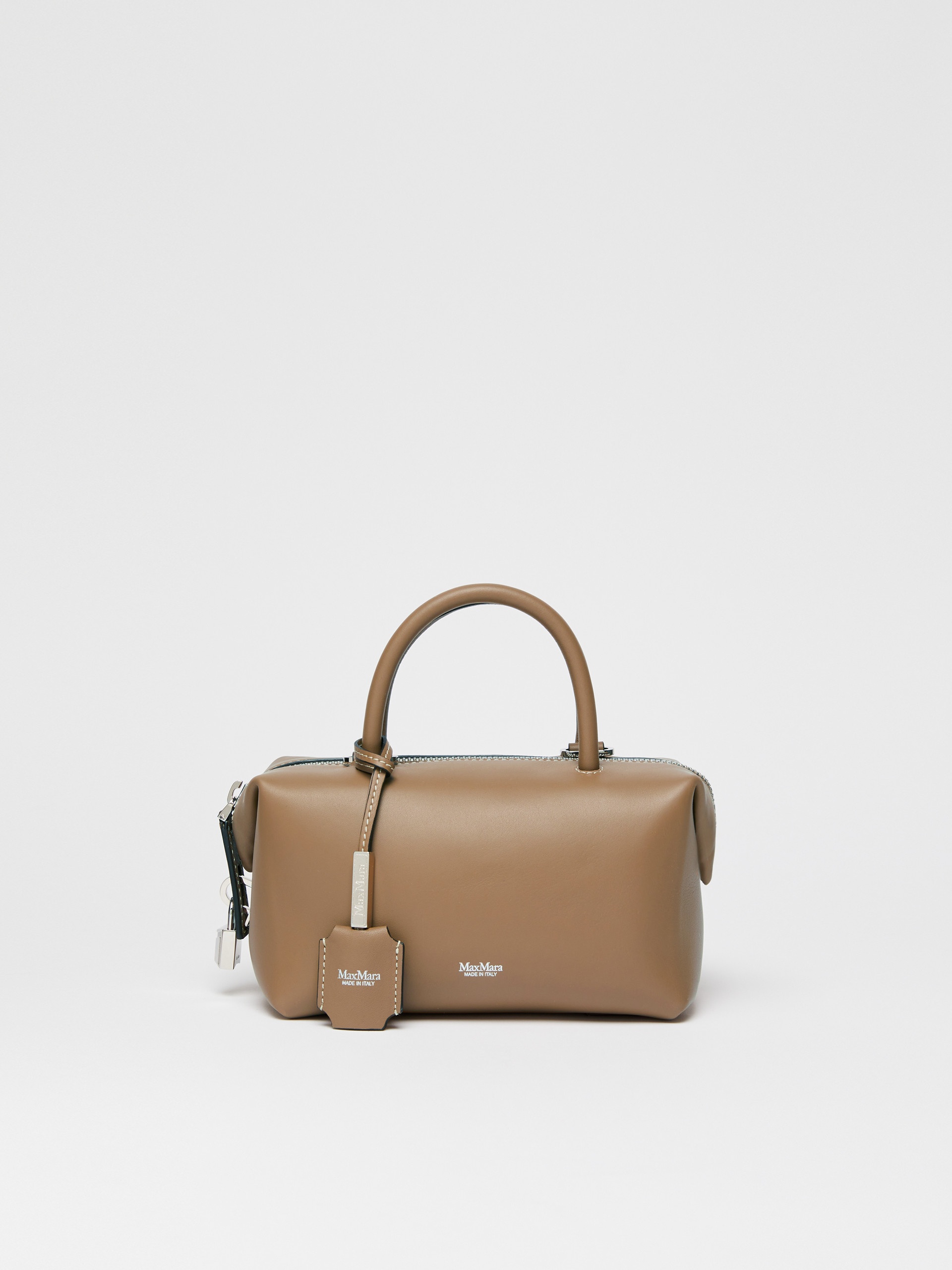HOLDALLS Small shiny leather satchel bag - 1