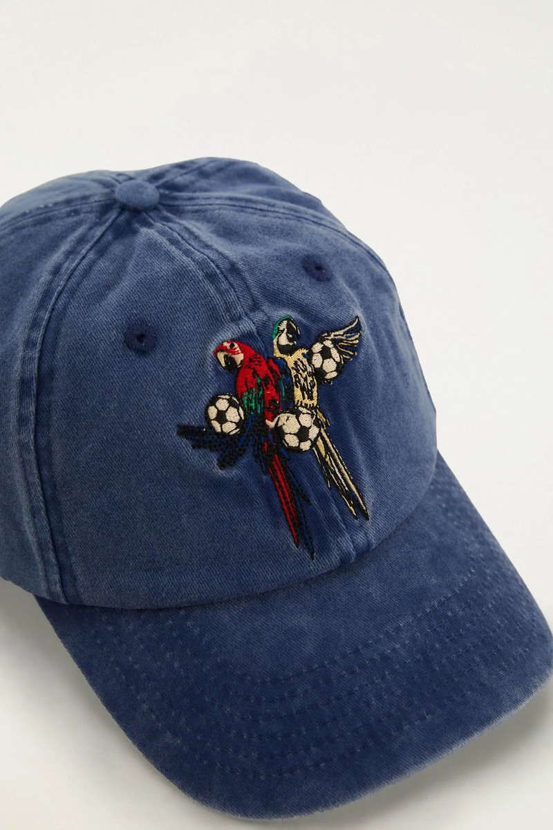 FARM RIO Denim Together We Play Macaws Cap outlook