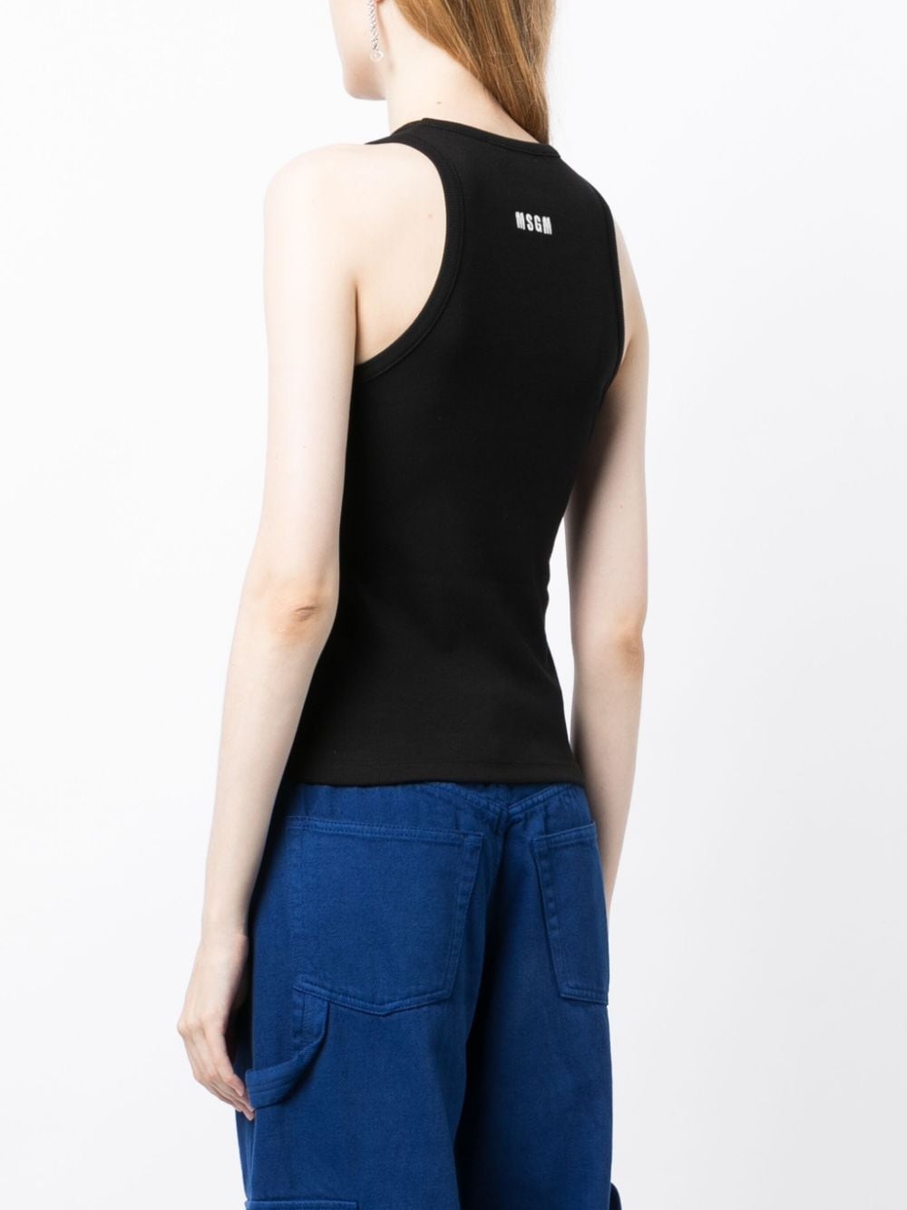 ribbed heart-embellished top - 4