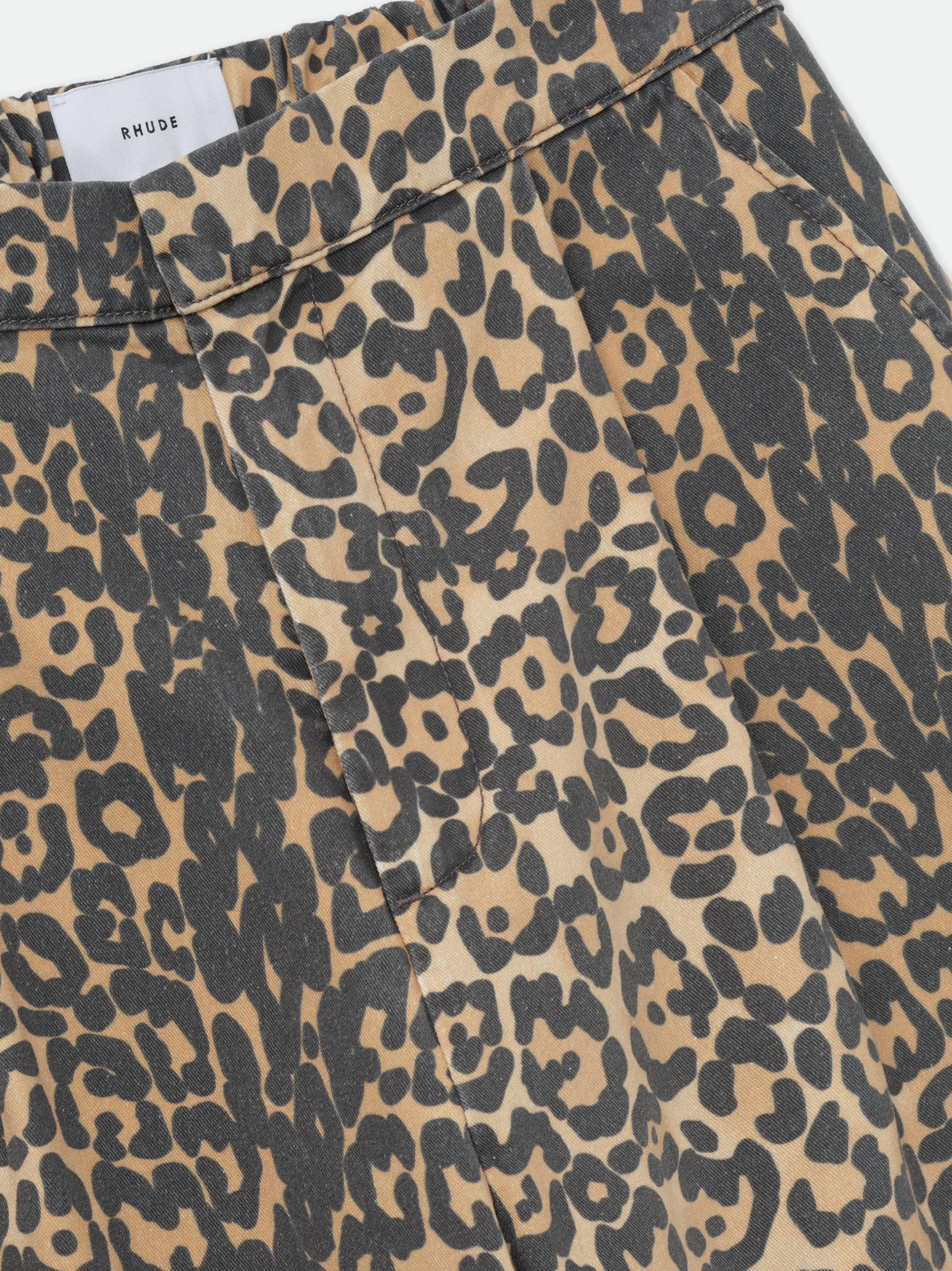 LEOPARD DROP-CROTCH TROUSER - 3