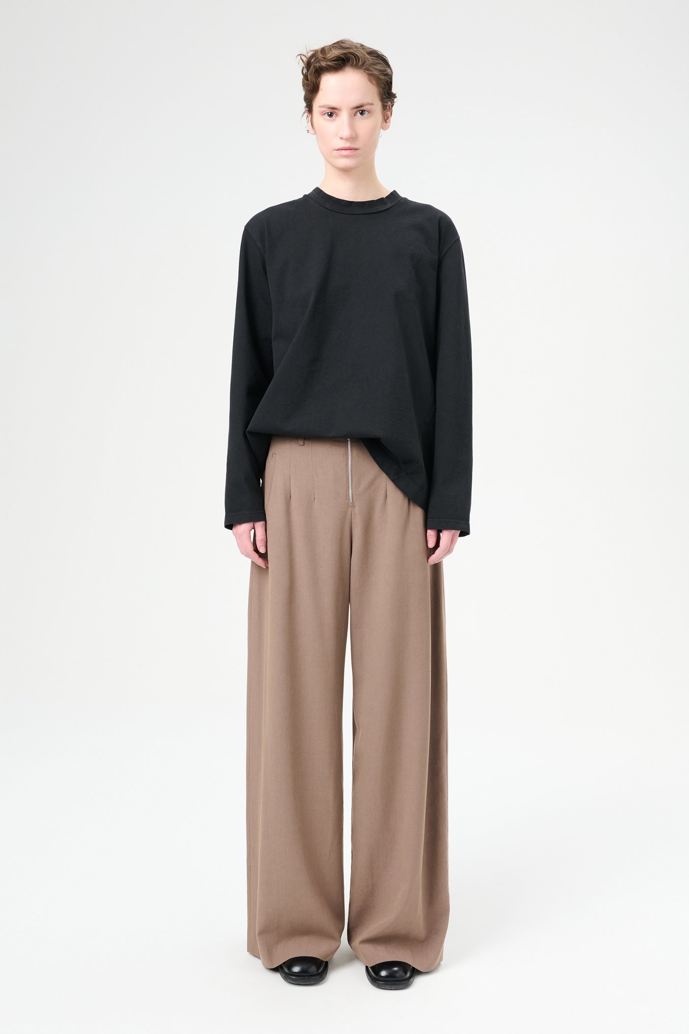 Serene Trouser Muddy Lavender Lyo Wool - 2