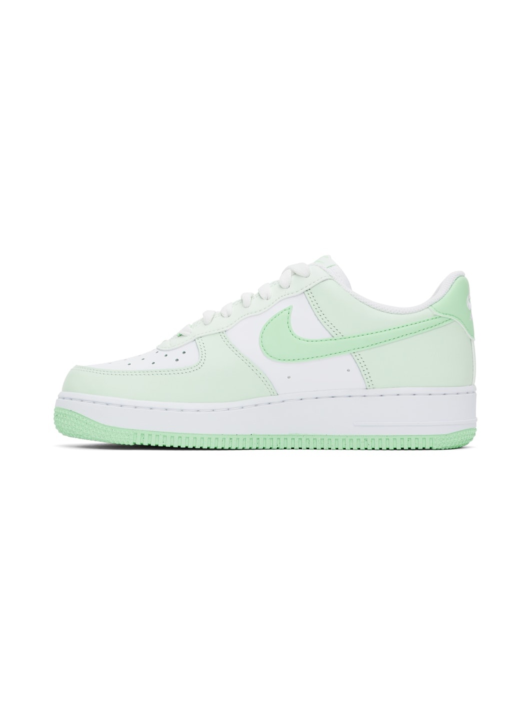 Green & White Air Force 1 '07 Sneakers - 3