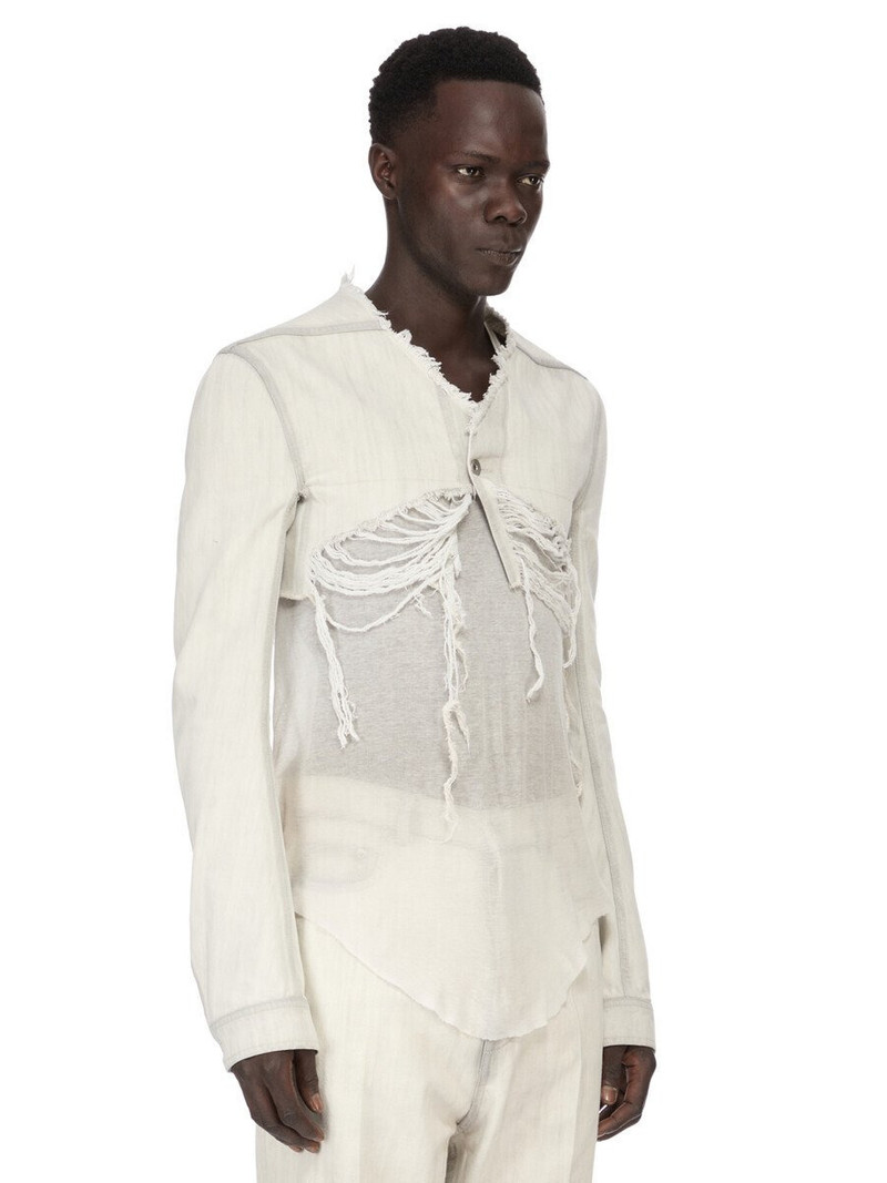 Temple Microworker distressed-effect jacket 2