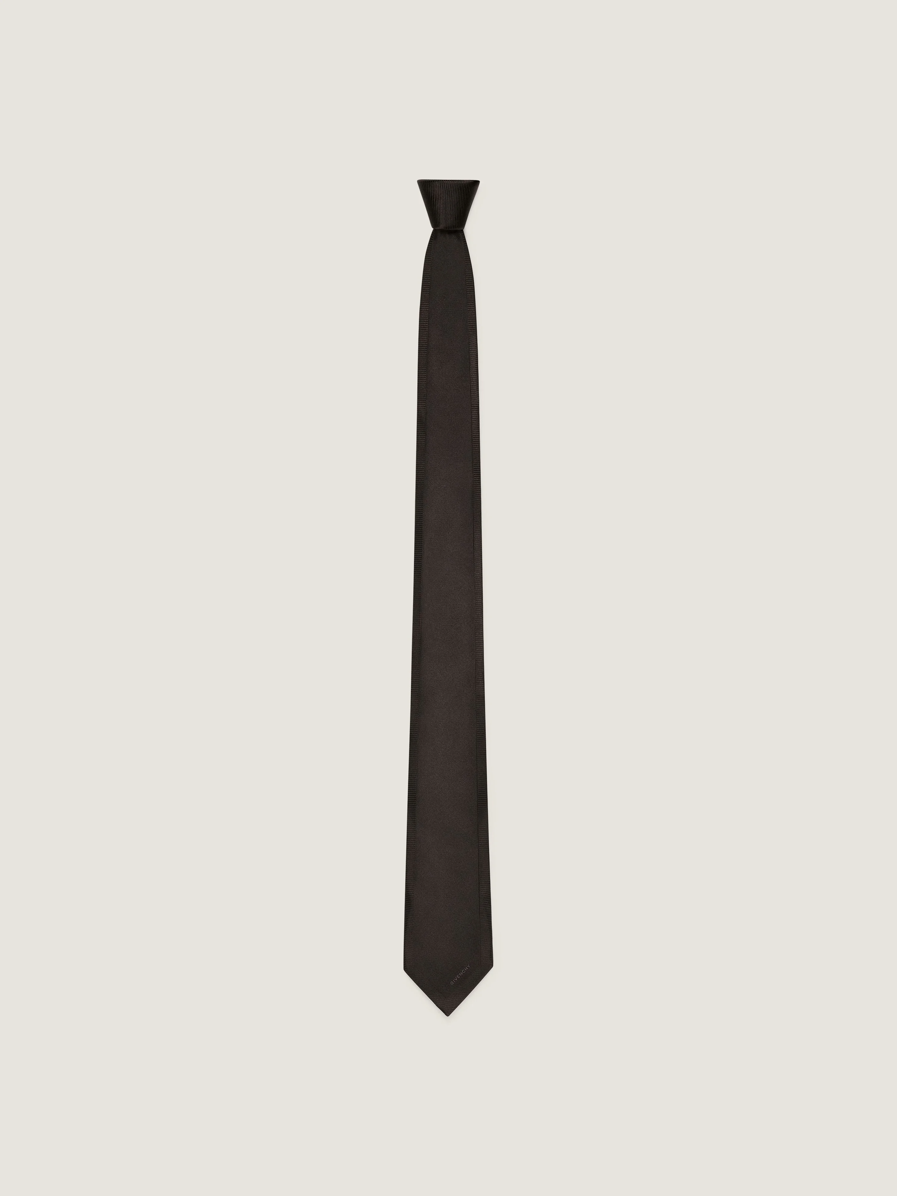 GIVENCHY TIE IN SILK WITH JACQUARD DETAIL - 1