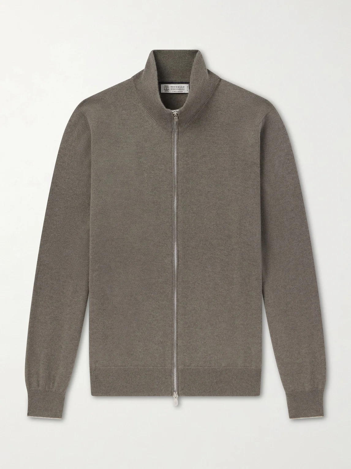 Cashmere Zip-Up Sweater - 1