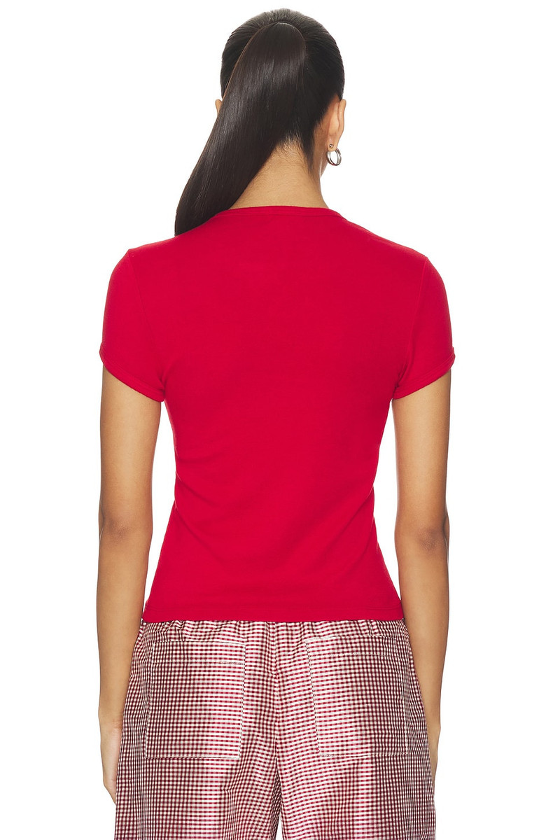 DONNI. The Baby Rib Baby Tee outlook