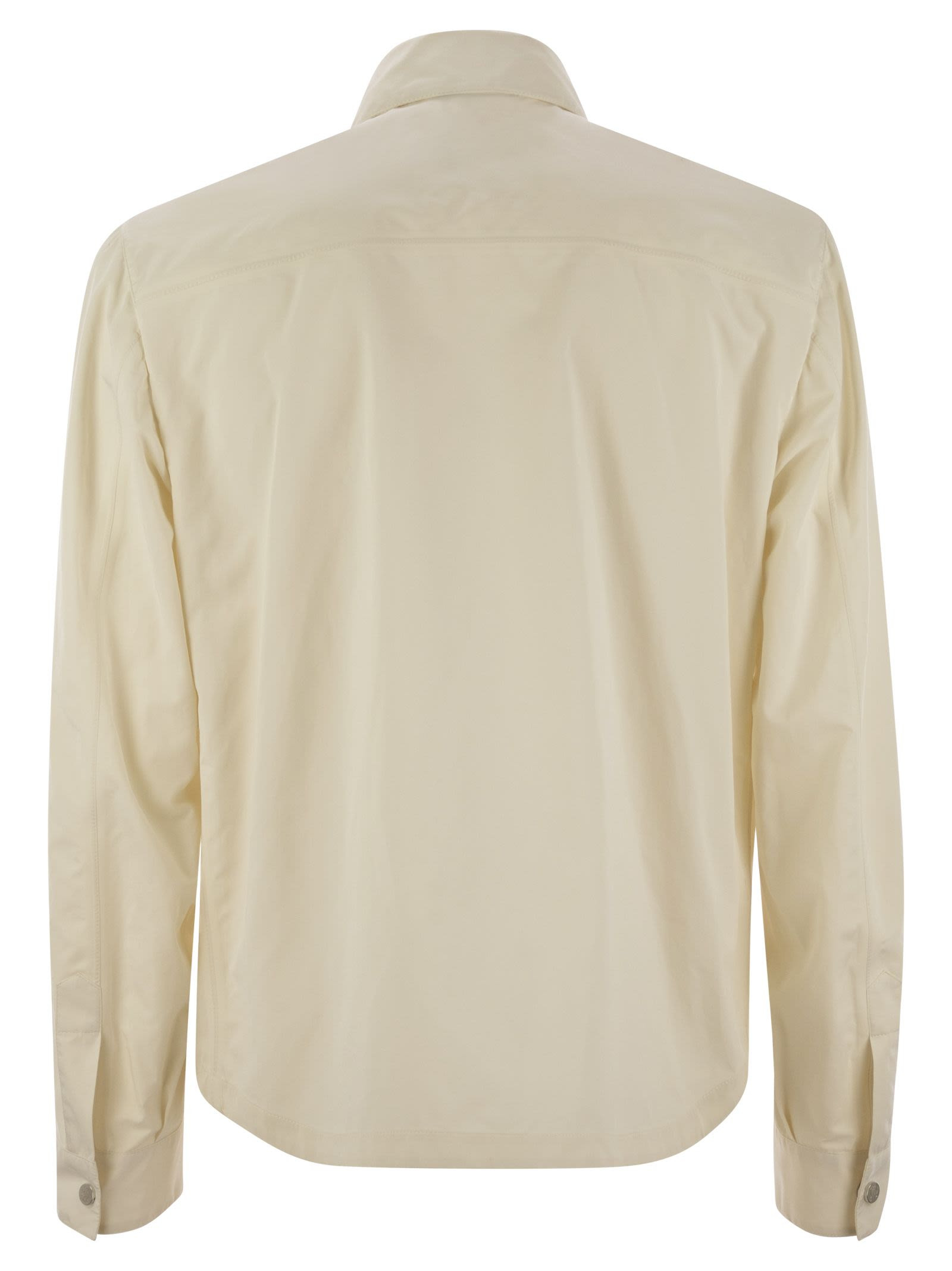 Brunello Cucinelli Men Shirt-Style Outerwear Unlined In Water-Repellent Microfibre With Heat Tapes - 2