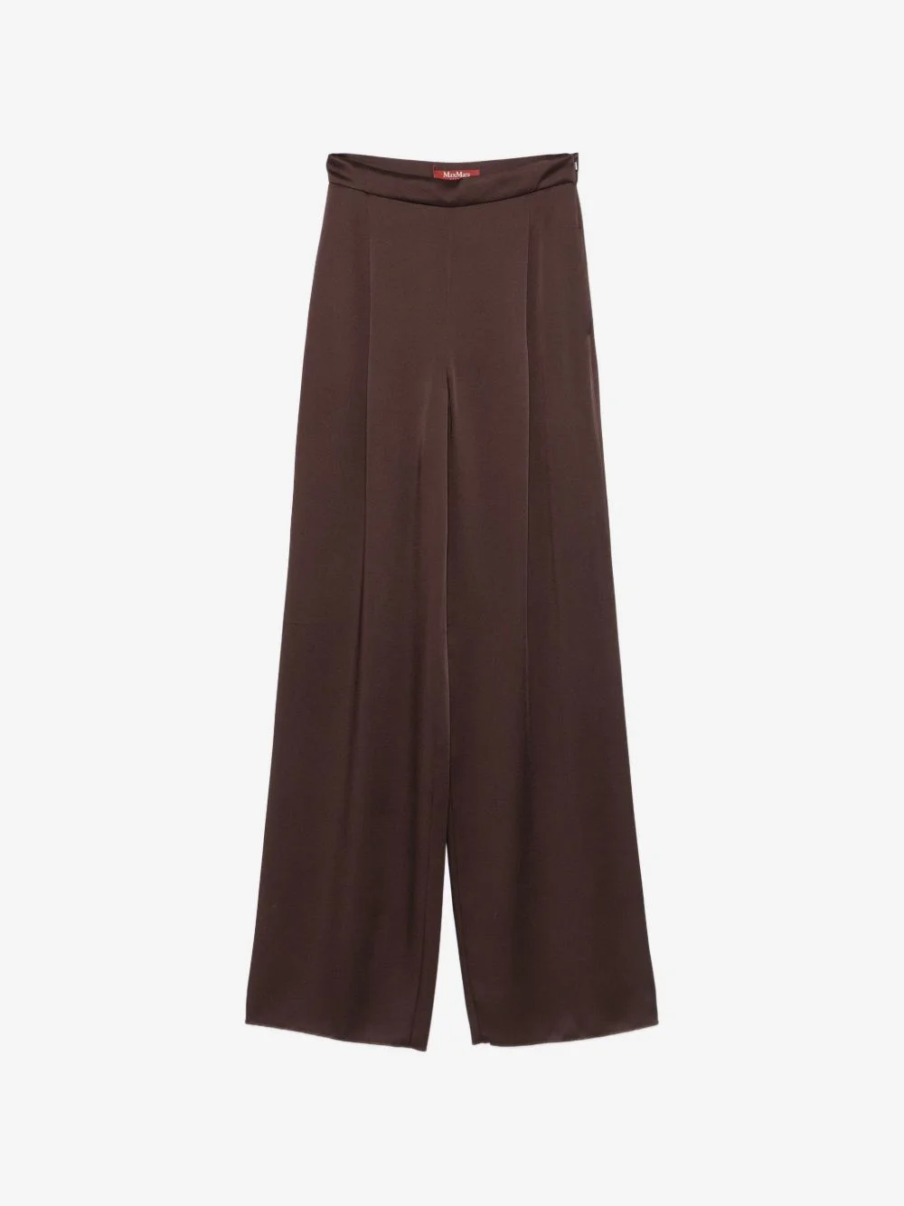crêpe-textured palazzo pants - 1