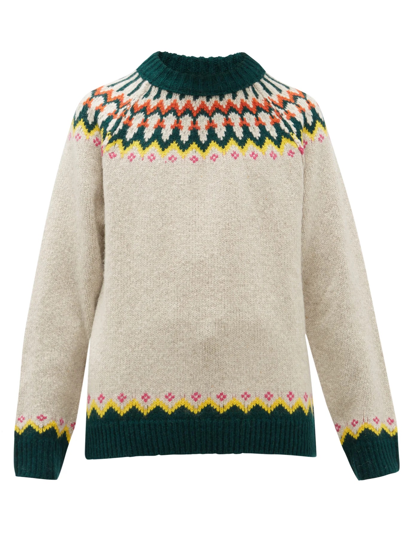 Gunner Fair-Isle wool-blend sweater - 1