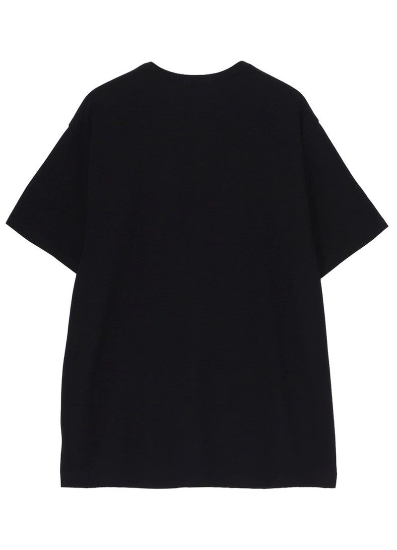 Yohji Yamamoto PRINTED SHORT SLEEVE T-SHIRT (BLACK) outlook