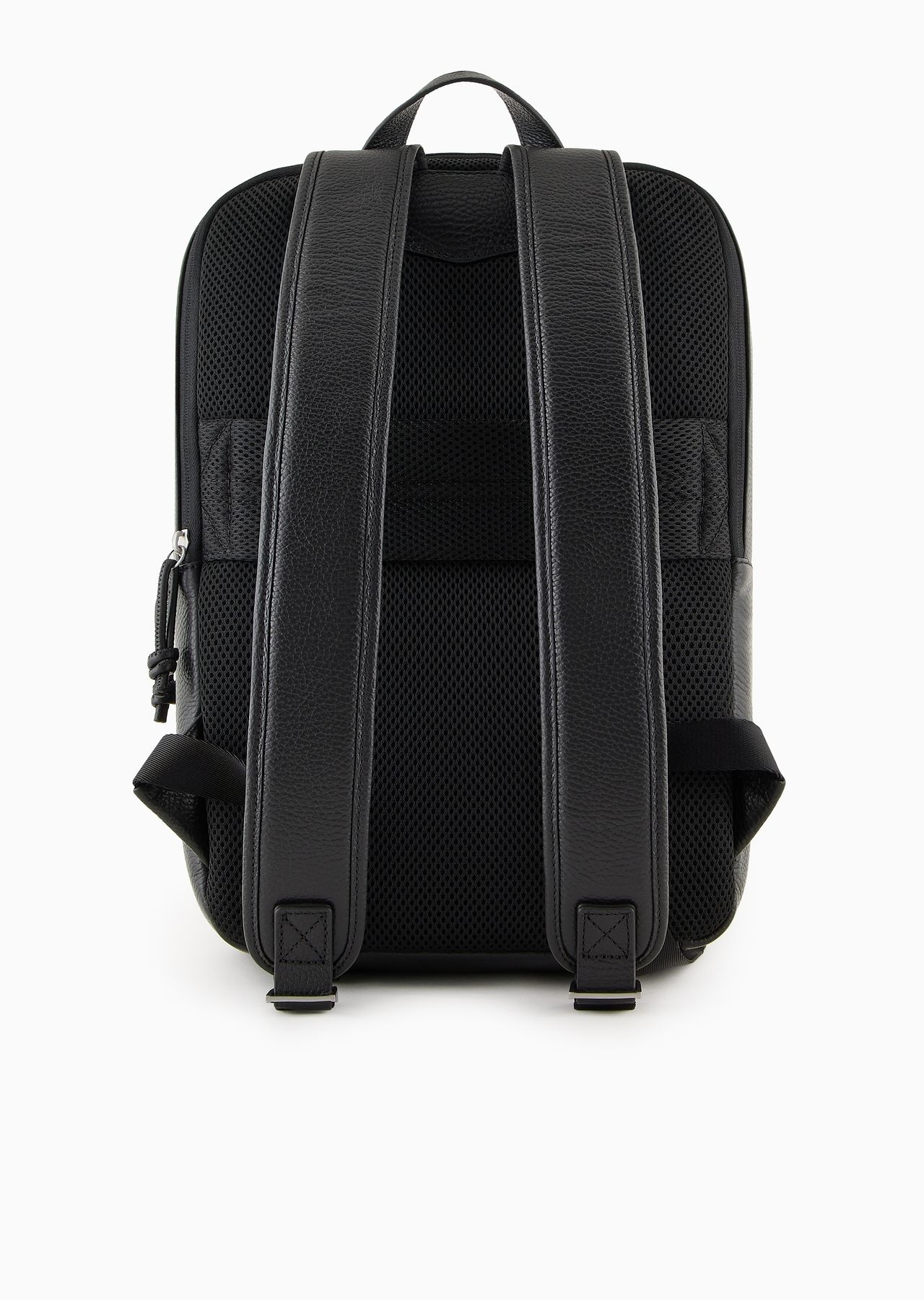 Tumbled-leather backpack with laptop compartment - 3