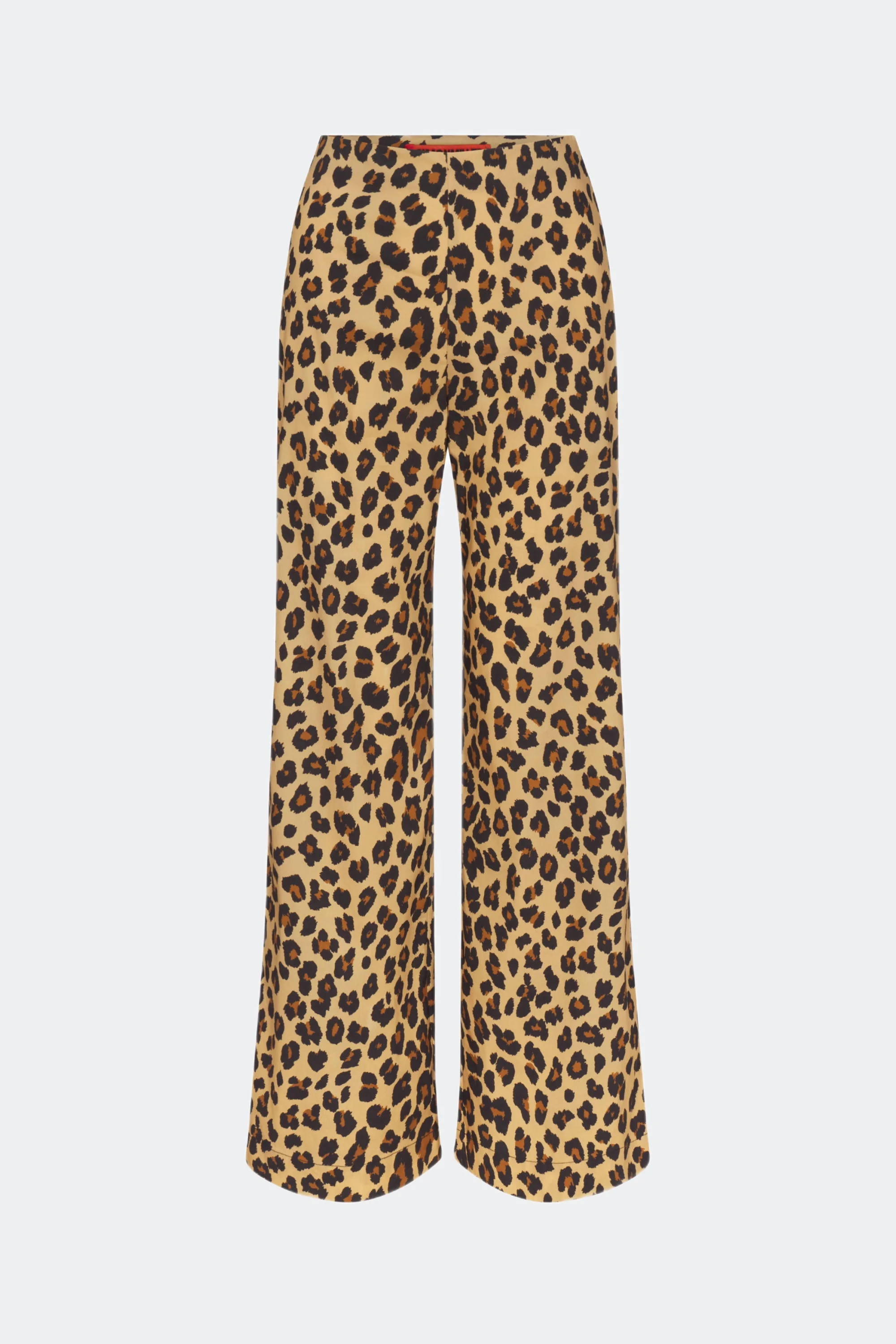 Pia Poplin Pant In Cheetah - 1