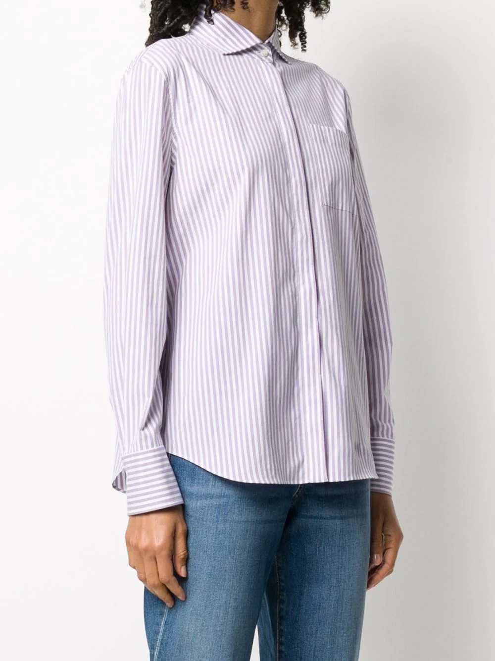 striped long-sleeved shirt - 3