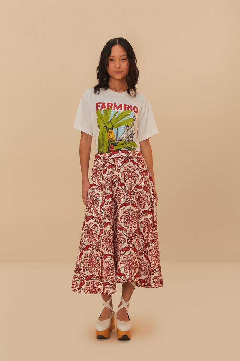 FARM RIO Off-White From Brasil To The World Relaxed T-Shirt outlook