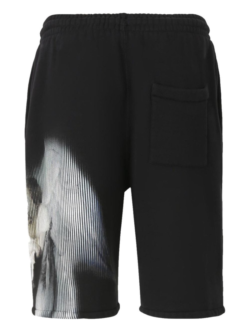 Off-White cotton bermuda shorts outlook