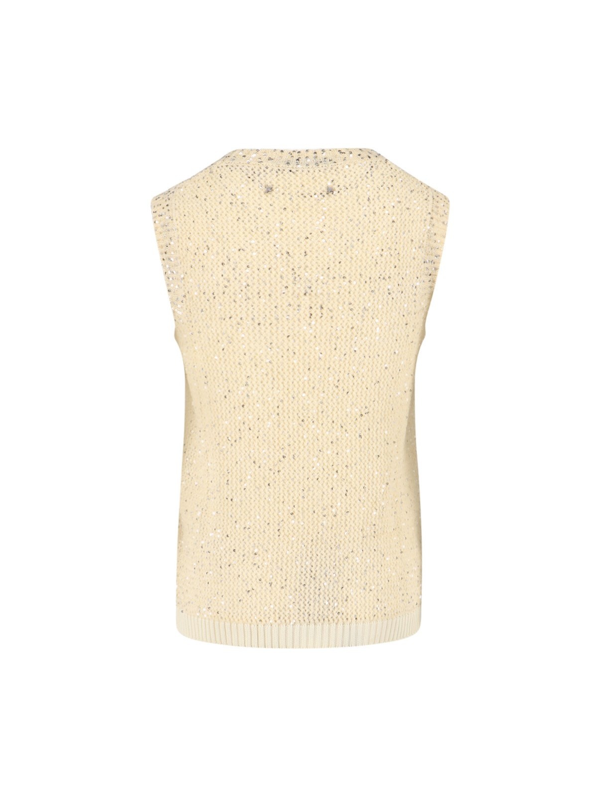 SEQUIN KNIT TANK TOP - 2