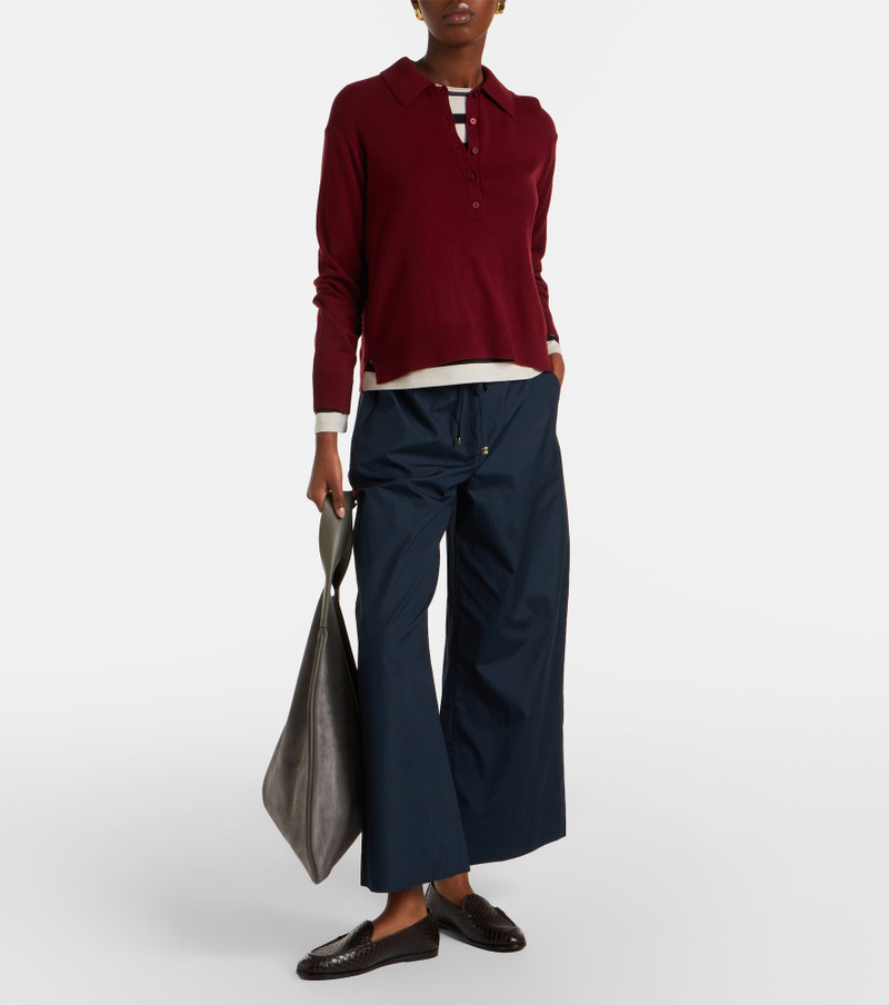 'S Max Mara Cotton cropped wide-leg pants outlook