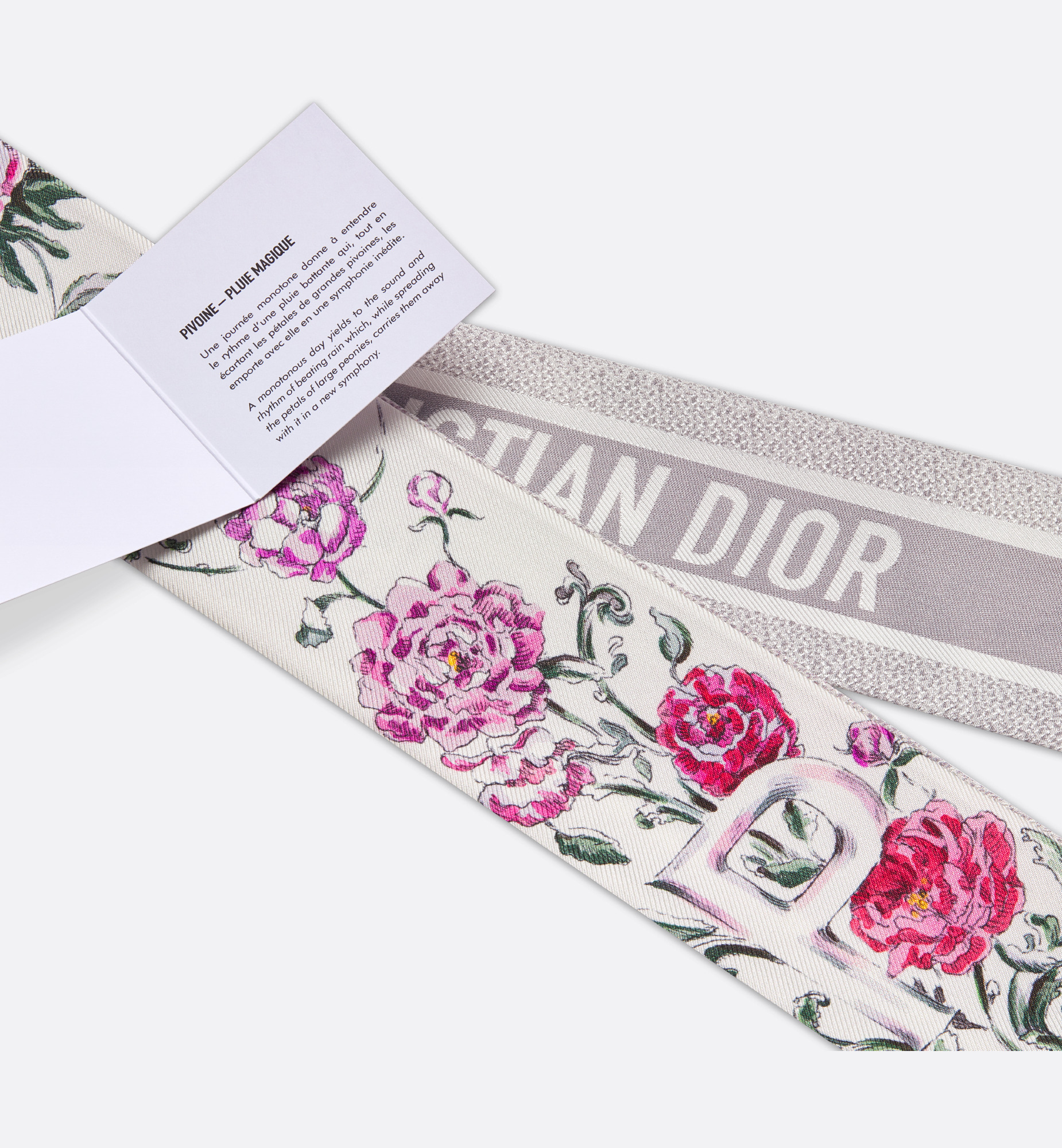 ABCDior P Pivoine - Pluie Magique Mitzah Scarf - 5