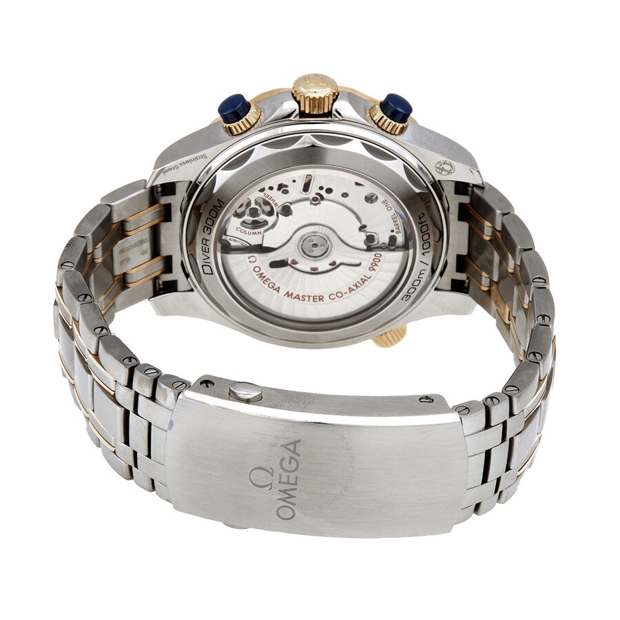 Omega Seamaster Diver 300m Co-Axial Master Chronograph Automatic Chronometer Blue Dial Men's Watch 2 - 3