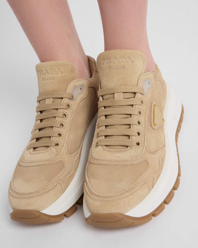 Prada PRAX 01 suede sneakers outlook