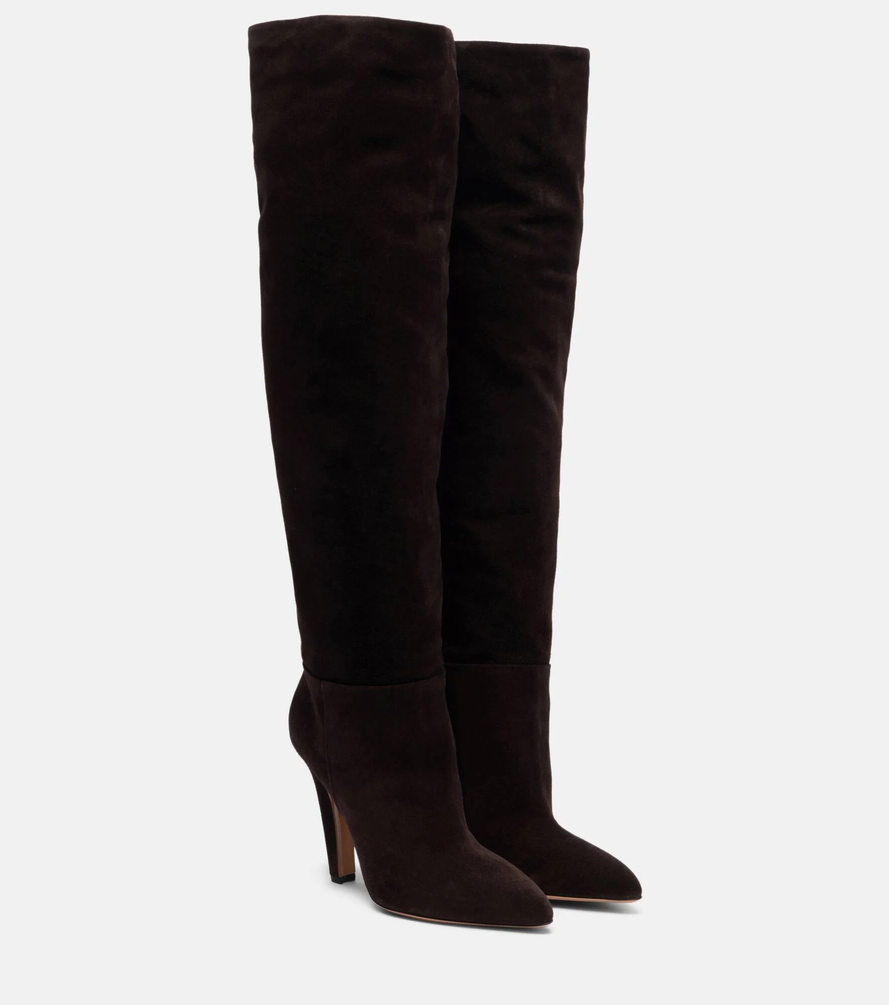 Elsa 100 suede over-the-knee boots - 1
