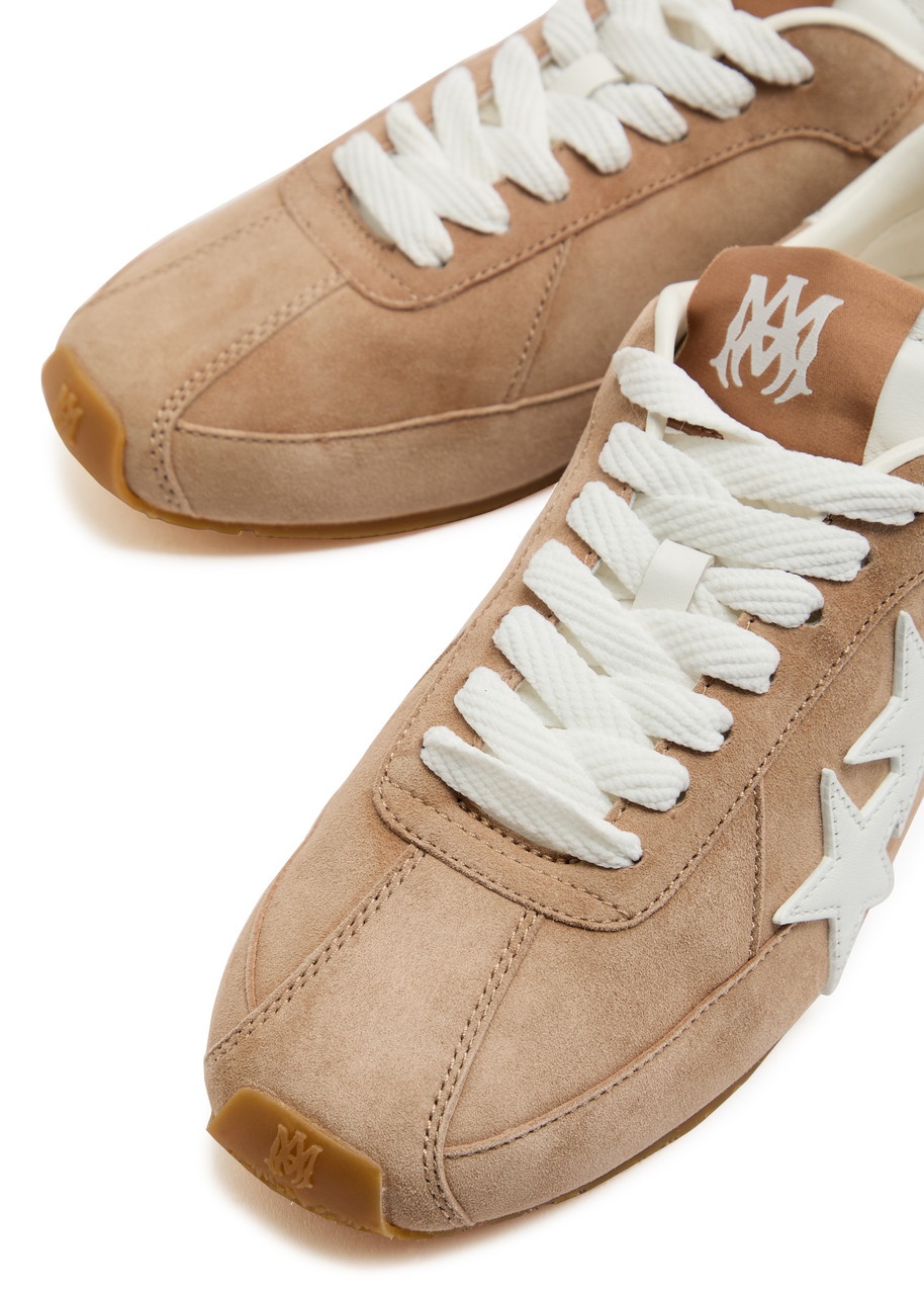 Amiri Pacific Appliquéd Suede Sneakers - 3