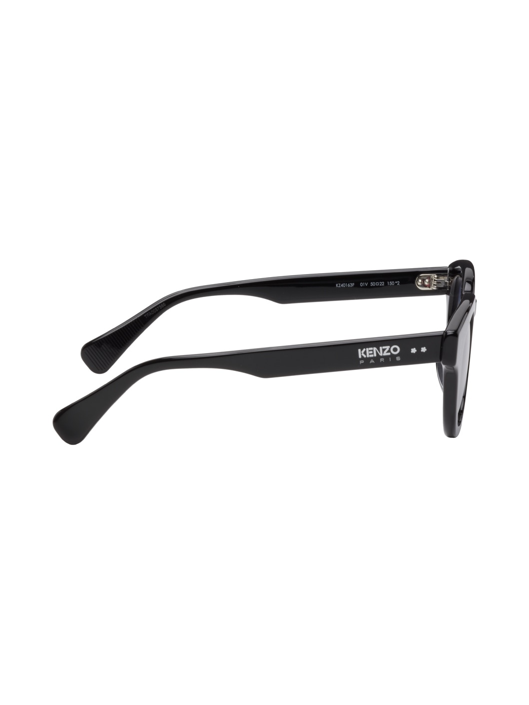 Black Kenzo Paris Round Sunglasses - 2