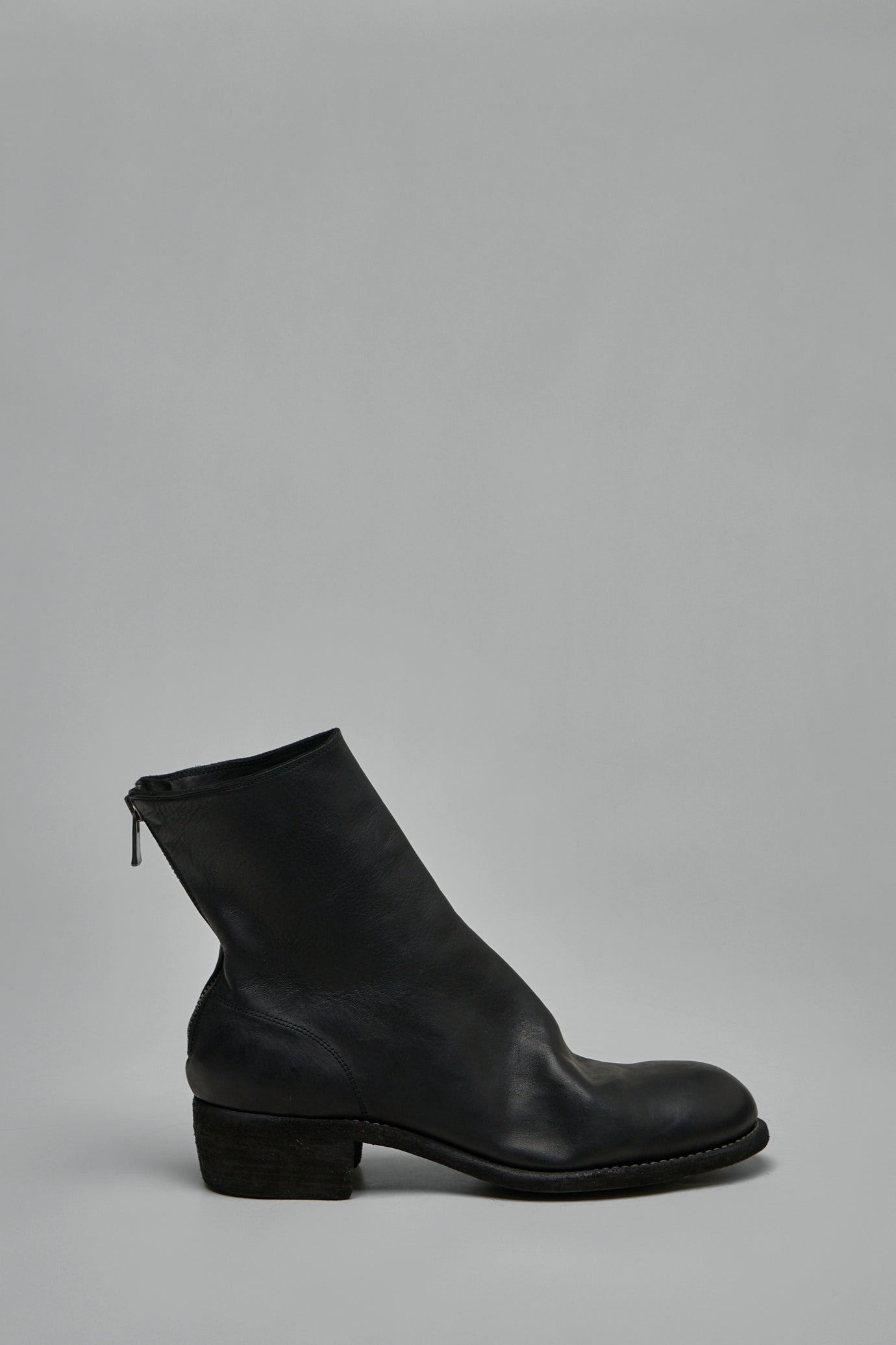 Soft Horse Full Grain Back Zip Boots - 1