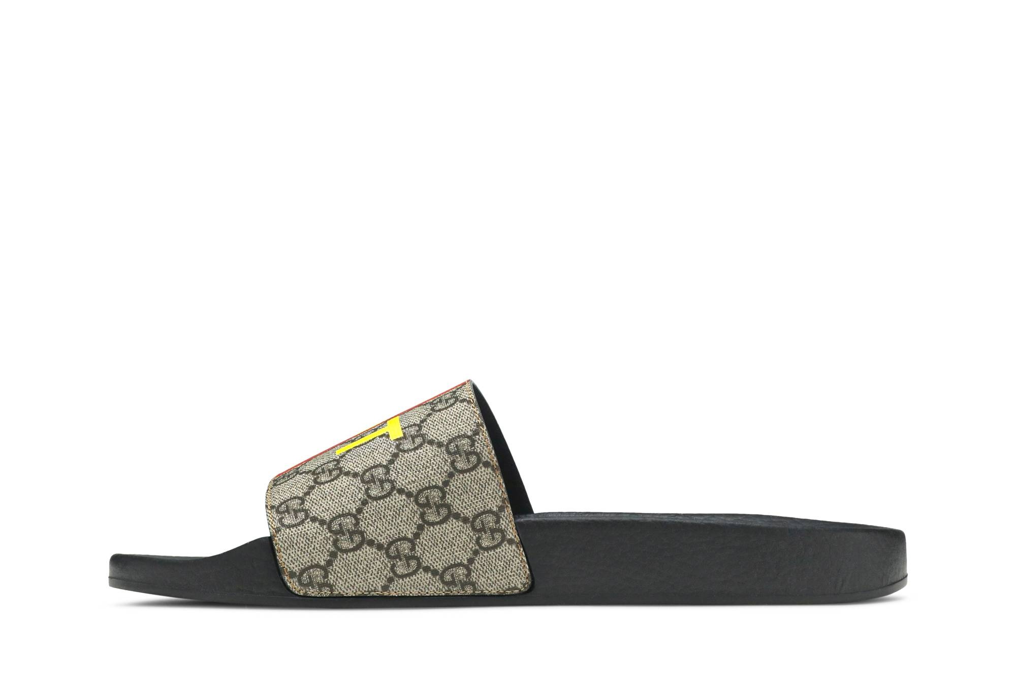 Gucci GG Supreme Slide 'Fake/Not' - 3