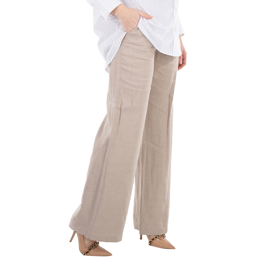 Anine Bing Ladies Beige Kline Trousers - 2
