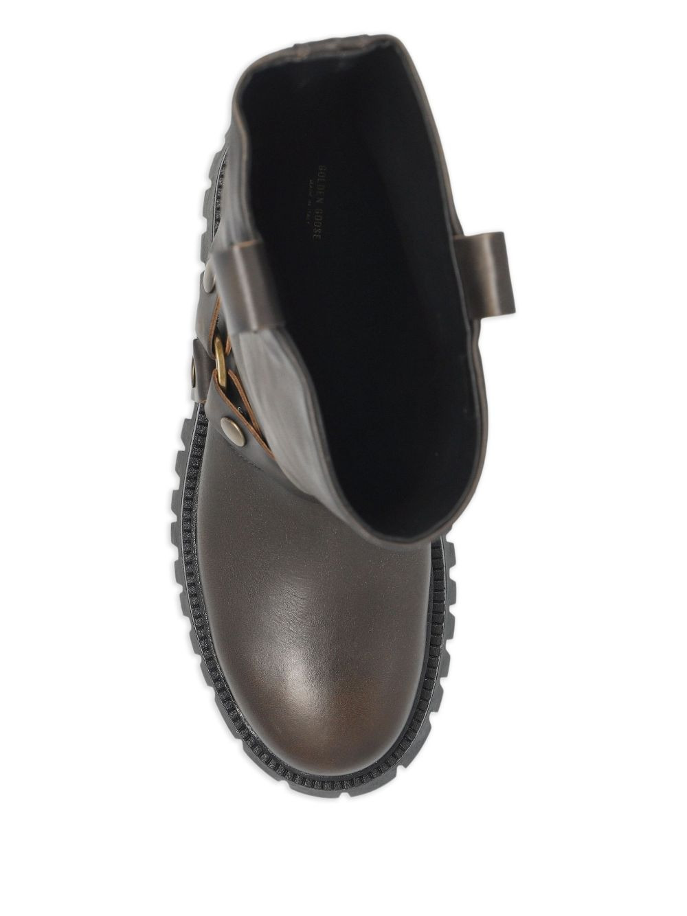 Kurt Chunky buckle-strap leather boots - 4