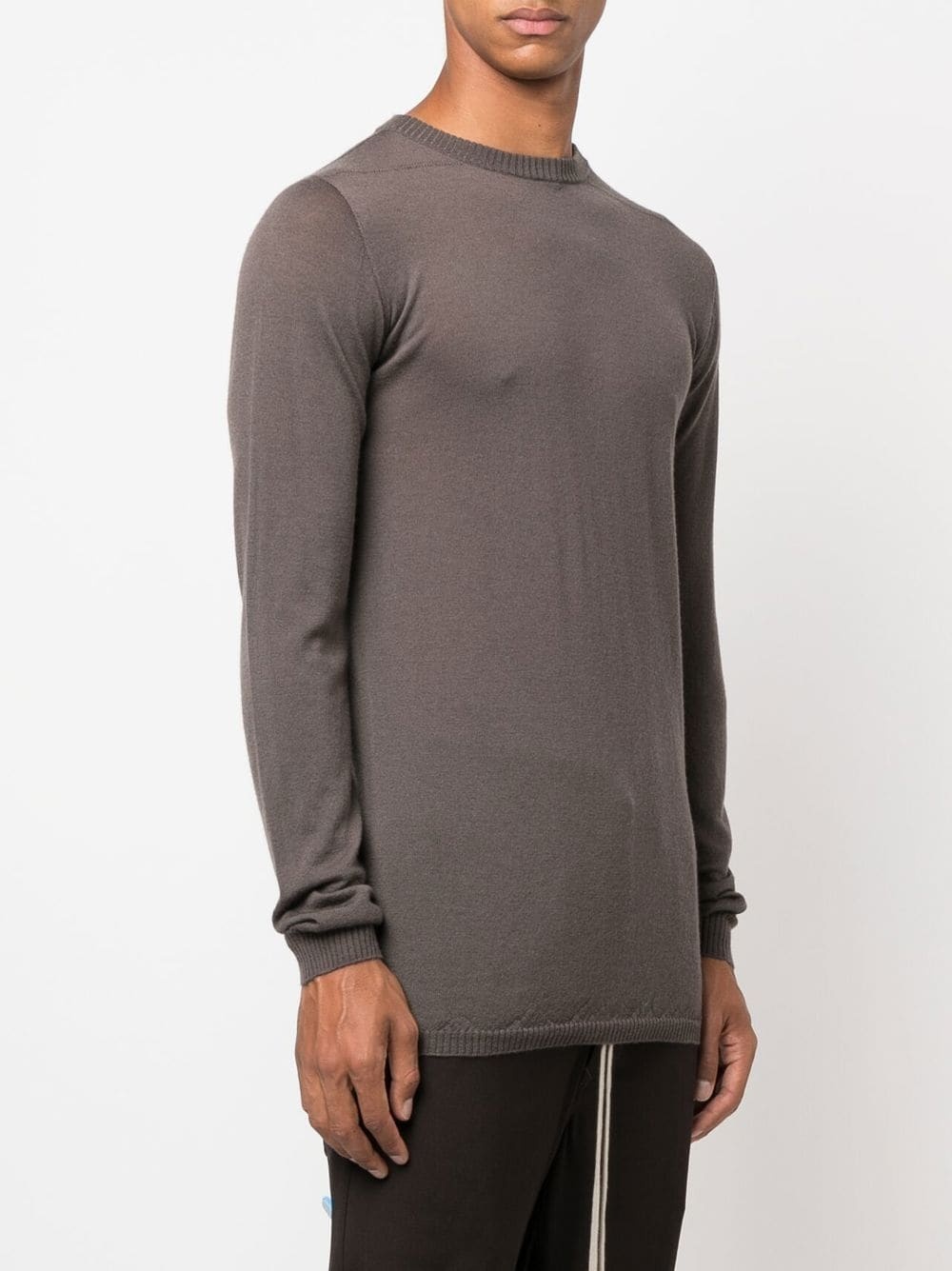 crew-neck long-sleeve jumper - 3