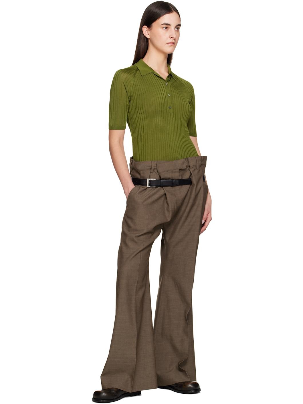 Brown Belt Trousers - 4