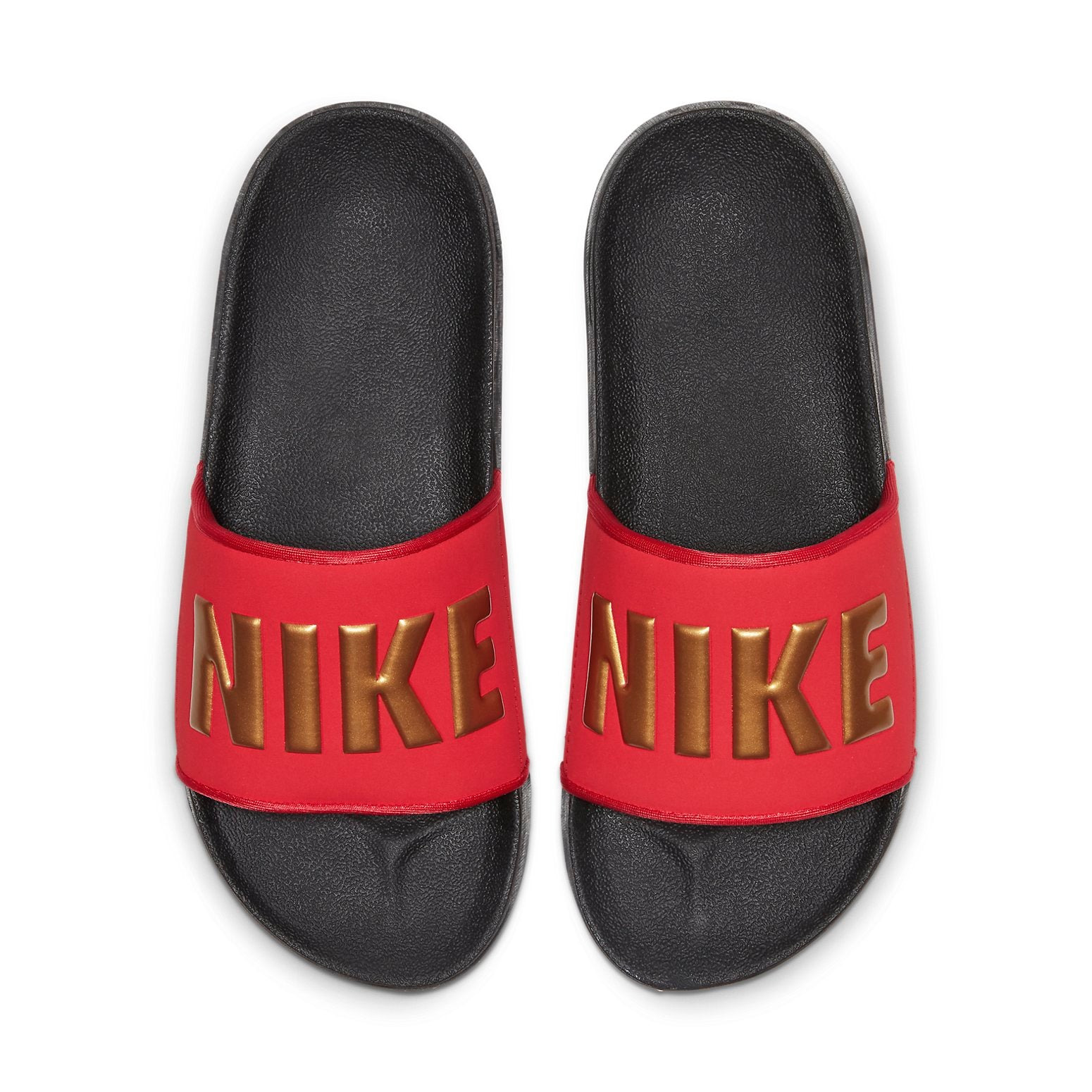 (WMNS) Nike Offcourt Slide 'Black Red' BQ4632-005 - 3