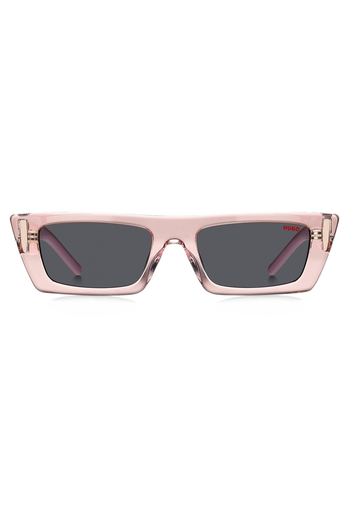 PINK-ACETATE SUNGLASSES WITH 3D MONOGRAM - 3