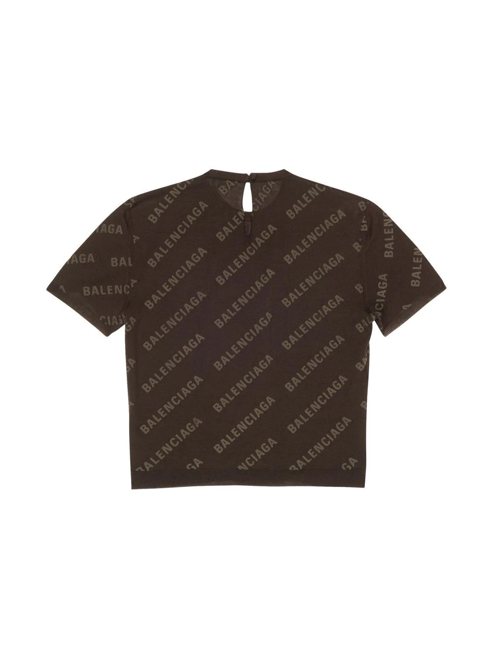 logo-print knitted top - 5
