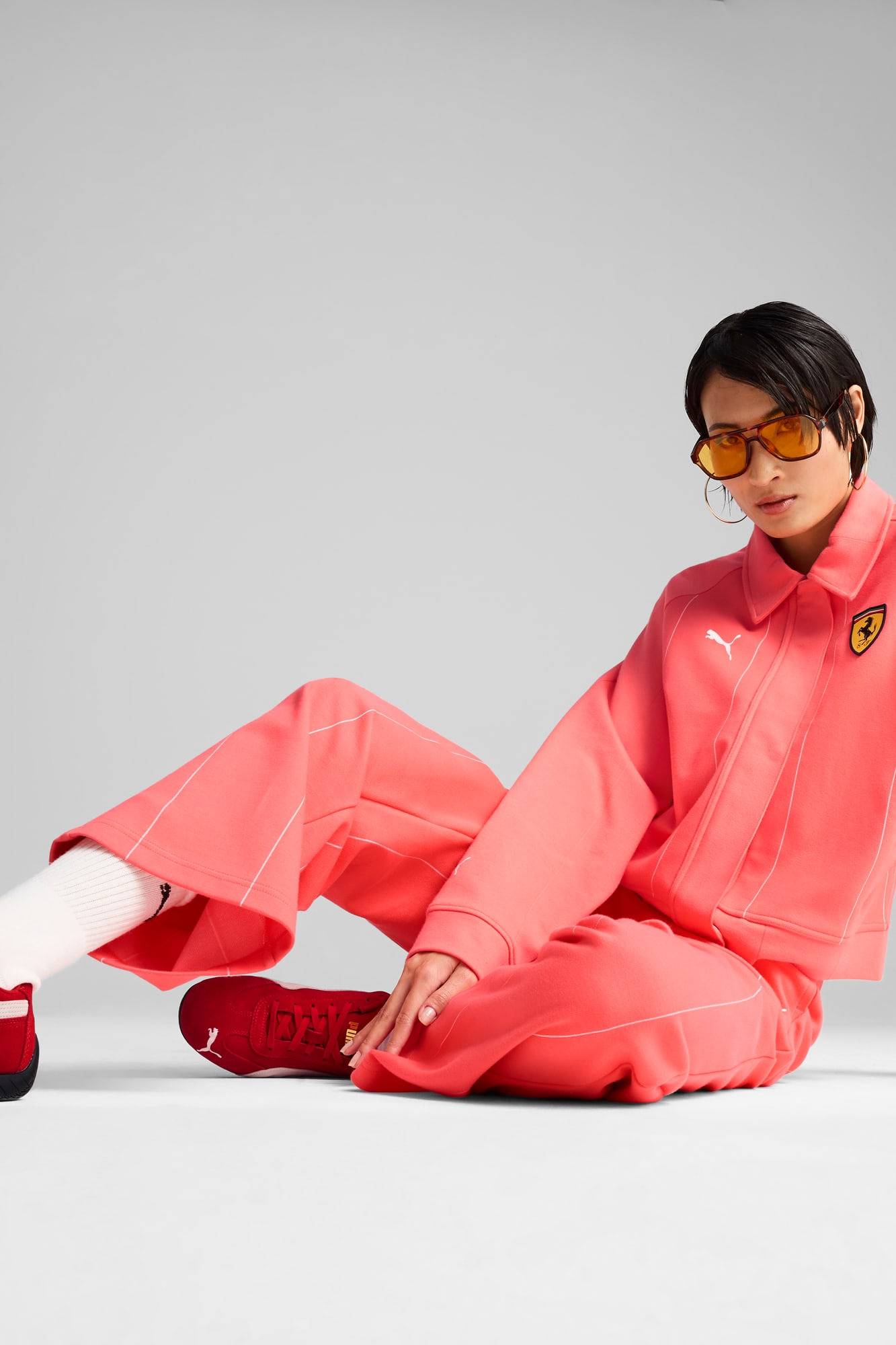 Scuderia Ferrari Women's Zip-Up Jacket - 5